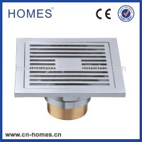 110*110mm brass bathroom floor drain