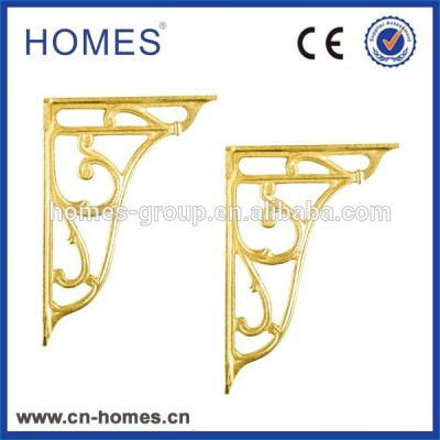 Gold plated toilet accessories Pair brass bracket